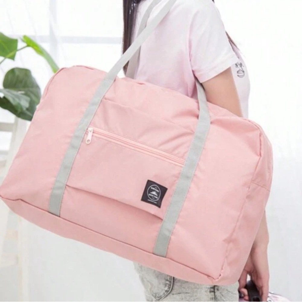 Duffle bag Pink new carry on gym bag weekend Tote Suitcase Carry On